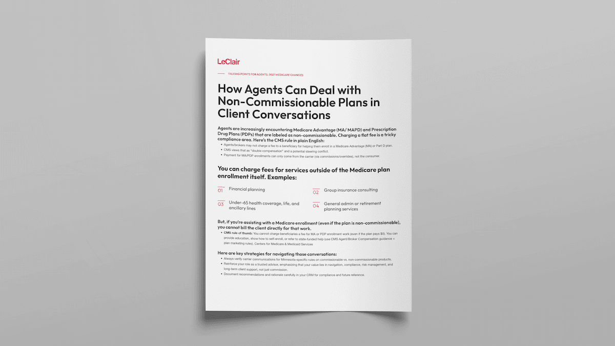 An image of a document: How Agents Can Talk To Medicare Clients Before Oct 1
